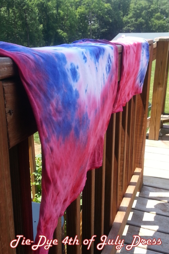 Remaking Tie-Dye 4th of July Dress #upcycle #refashion #sewing http://www.upcycledfashionista.com