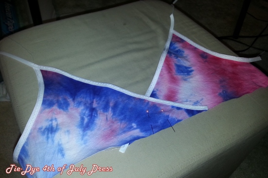 Remaking Tie-Dye 4th of July Dress #upcycle #refashion #sewing http://www.upcycledfashionista.com